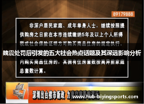 魏震处罚后引发的五大社会热点话题及其深远影响分析